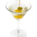 Traditional Dry Martini - 4,0cl gin, 2,0cl Vermouth dry, oliva